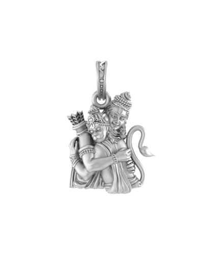 Pendentif Dieu Hanuman argent sterling 925 Mtrolls, idée cadeau spirituel et unique