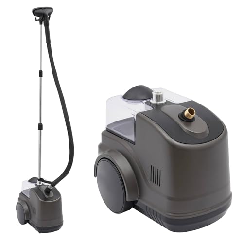 Steamer for Clothes, Standing Garment Steamer with 3L Water Tank, 45 Second Heatup, 1500W Adjustable Clothes Steamer Fabric Steamer with Roll Wheels for Easy Movement, Support Bar Height 68