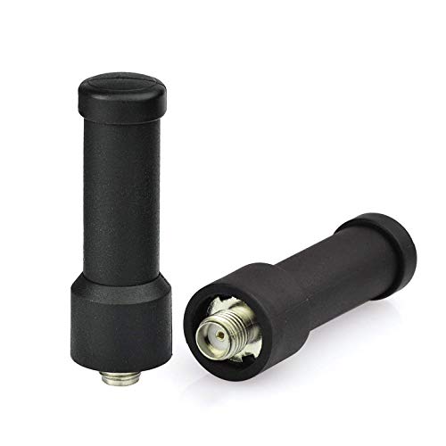 Bingfu Antena Walkie Talkie VHF UHF 136-174MHz 400-460MHz Doble Banda Hembra SMA Radio Bidireccional Portátil Caucho...