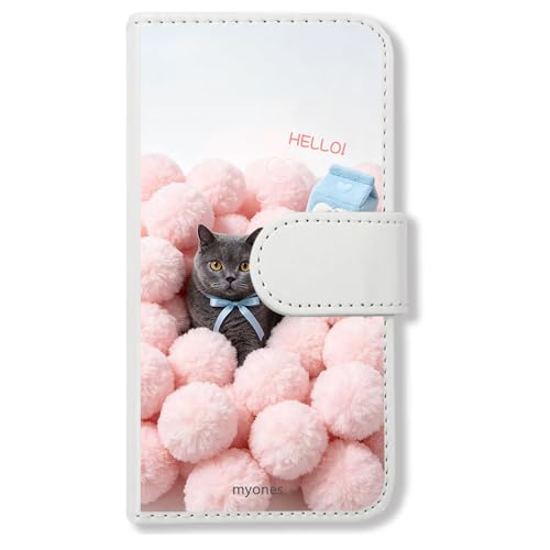 myones Android one S6/GRATINA KYV48�Ή� �蒠�^(�z���C�g���L�ƃt�@�[�{�[��) �l�R �u���e�B�b�V���V���[�g�w�A �L �s���N �t�@�[�{�[�� �_�C�A���[�^�C�v ���J�� �J�[�h���[ �t���b�v �J�o�[