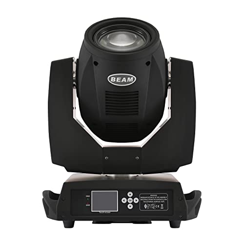 Try-Yean 2 Pack 230W Moving Head Beam Light 16Ch 16 Prism Moving Stage Lights With Lcd Display 12 Color 14 Gobo Patterns Dmx512 Dj Light Rotating Stage Lights For Weeding Party Club Music Shows #TOP4