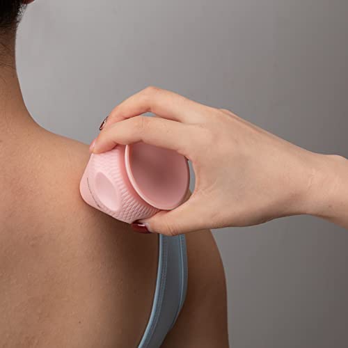 Mountable Massage Therapy Tool - Multi-Surface Suction Cup Wall Massage Tool For Sore Muscles, Myofascial Release, Stress Relief, Trigger Point And Deep Tissue Massage (Pink) #TOP2
