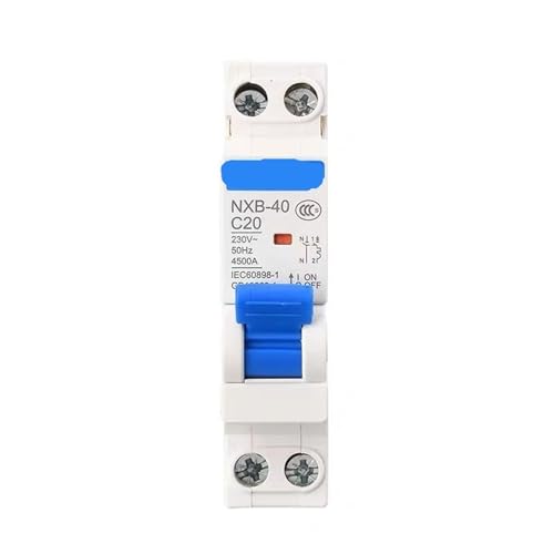 Disjoncteur de fuite NXB-40 anti court-circuit 220V 20A pour sécuriser la maison