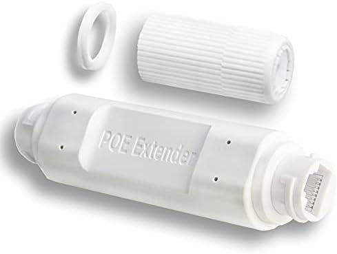 PoE Extender, 10/100Mbps, Outdoor IP66 Waterproof, 1 Channel PoE Repeater, PoE Amplifier, PoE Booster, Comply with IEEE 802.3at / 802.3af, Plug and Play