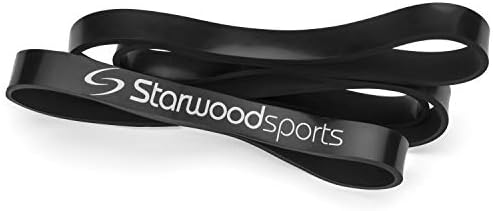 Starwood Sports Pull Up Bands & Resistance Bands - Rubber Heavy Duty Loop Fitness Bands for Men & Women - Build Power & Muscle - Training, Assisted Pull Ups & Gym Exercise