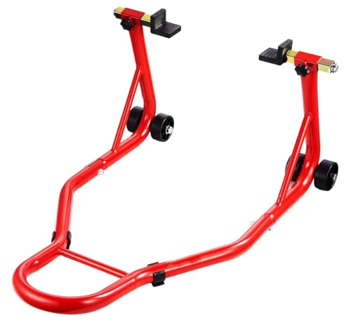 Caballete De Motos Trasero con Agarre a Basculante, hasta 360 Kg para Todo Tipo de Motos con Doble Brazo basculante