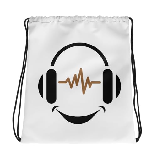 Sac à cordon notes de musique multicolore sac à dos léger cordon de serrage taille unique
