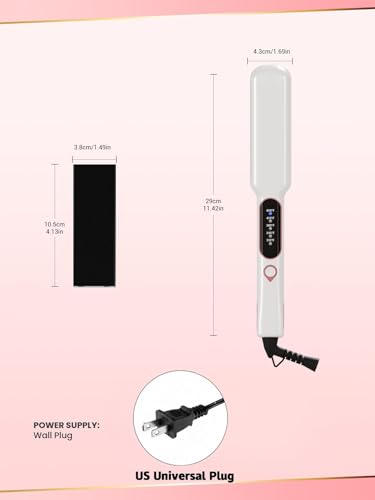 Plancha para cabello 2 en 1 con niveles ajustables de calor miniatura 3