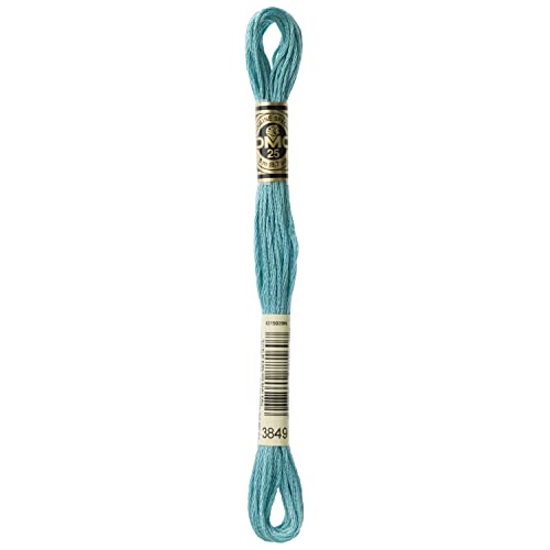 Image of DMC 6-Strand Embroidery Cotton Floss, Light Teal Green