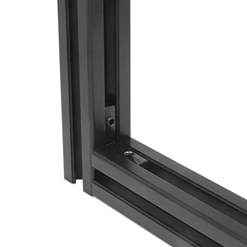 Befenybay 10PCS Black T Slot L-Shape 90 Degree Interior Inside Corner Connector Joint Bracket with Screws for 8mm T Slot Aluminum Extrusion Profile 3030 Series Slot - Image 4