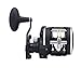 PENN Rival Level Wind Conventional Inshore/Nearshore Fishing Reel, HT-100 Star Drag, Max of 15lb | 6.8kg, Forged and Machined Aluminum Spool,Black/Silver