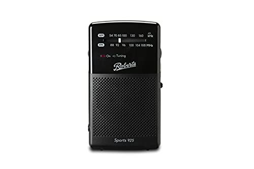 Roberts Sports 925 FM/AM Radio - Black