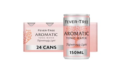 Fever-Tree Refreshingly Light Aromatic Tonic Water 8 x 150ml (Pack of 3, Total 24 cans)