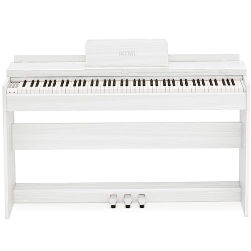 Amazon | IKTMI 電子ピアノ 88鍵盤 ハンマーアクション鍵盤 木製