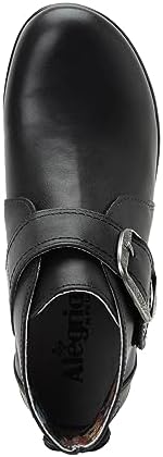 Alegria Women Symone Coal Leather Ankle Wedge Heel Boots 8-8.5 M US | Image 3