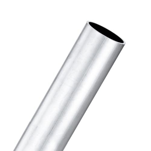 Image of M METERXITY 1-Pack 400mm 6063 Aluminum Round Tube, 25mm ID 28mm OD Seamless Aluminum Tubing for Construction/Machining/DIY Crafting, Metal Straight Pipe [0.98x1.1x15.75IN]