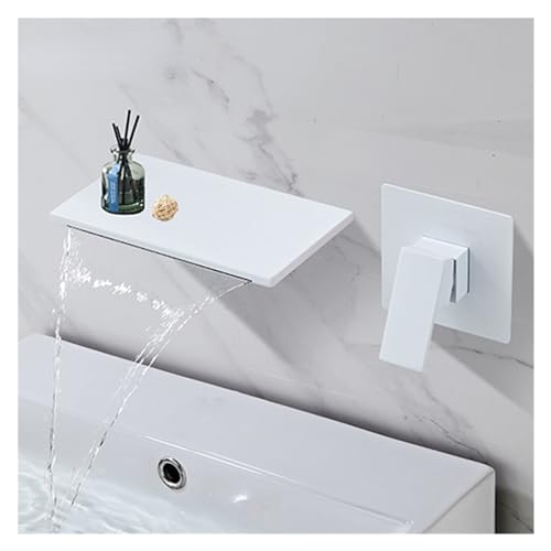 Robinet de cuisine cascade en laiton noir avec mitigeur chaud froid