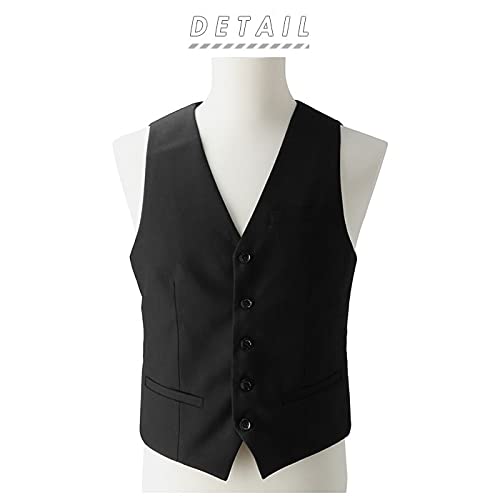 Amazon.co.jp: メンズスーツべスト vestm Lサイズ ネイビー : ファッション