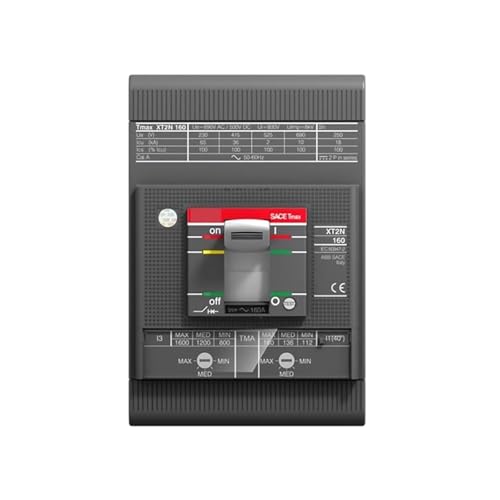 Interrupteur XT2N160 MA100 résout les pannes de moteur avec sa coupure 600-1400A FF 3P