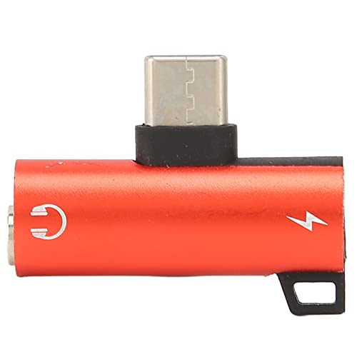 Carregador Tipo C 2 Em 1, Adaptador de Fone de Ouvido Tipo C para 3,5 Mm, Chip Inteligente Não Pertu