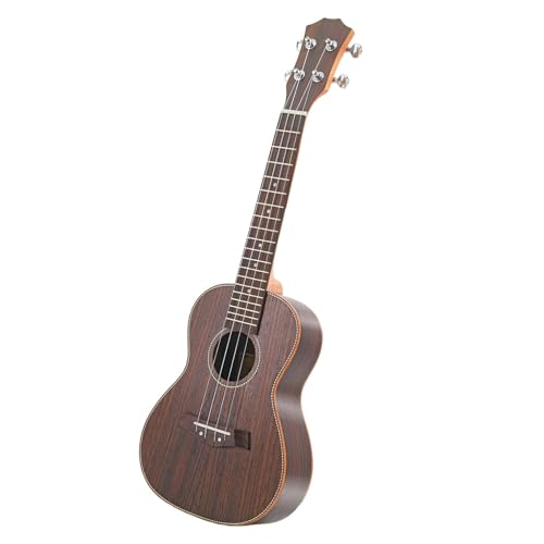 23 インチマットウクレレフルローズウッドボディウクレレ 4 弦小型ギター弦楽器 ウクレレスターター キット