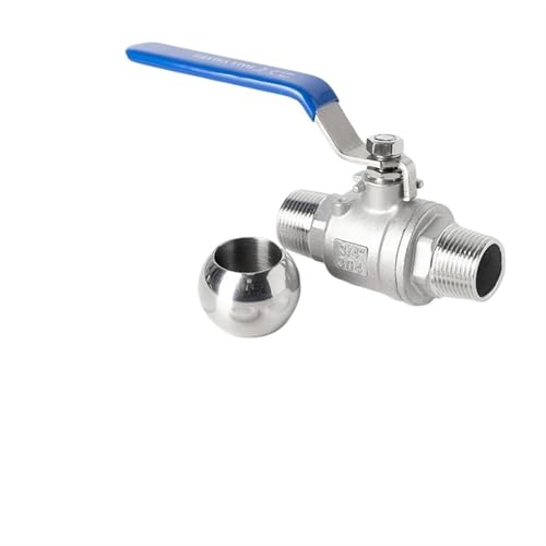 Válvula de bola externa de acero inoxidable 304 DN25 con rosca de conexión externa 3