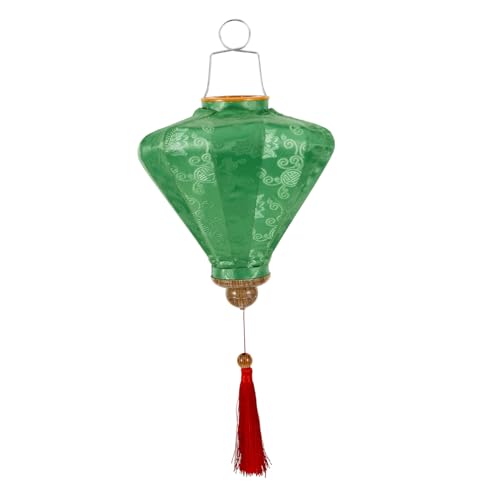 KITANDOVE Vietnamesische Laterne Aus Eisen Und Beflocktem Stoff Hängende Dekorative Laterne Für Hochzeiten Partys Und Festivals