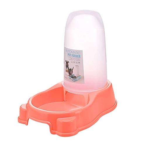 Vommpe Distributeur Croquettes pour Chat/Chien,Croquette Chaton Boite à Croquettes Chats/Chiens Accessoire (Rose) thumbnail