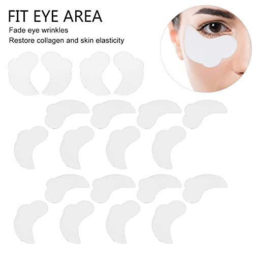 10 pares de adesivos de hidrogel para olhos em casa, salão de beleza e levantamento de pele, suaviza