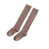 Matériau fiable : les bas longs sont en coton, qui n'est pas facile à porter et à déformer et peut être utilisé pendant longtemps