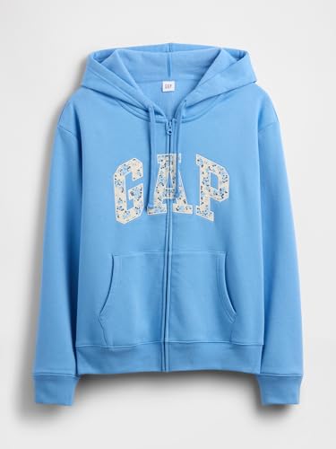 Image of GAP Women's Logo Hoodie Hooded Full Zip Sweatshirt