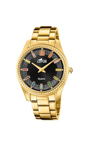 Montre Lotus femme dorée étanche 5 ATM pour le quotidien