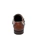 Stacy Adams Men's Karson Wingtip Double Monk Strap Loafer, Cognac, 9.5