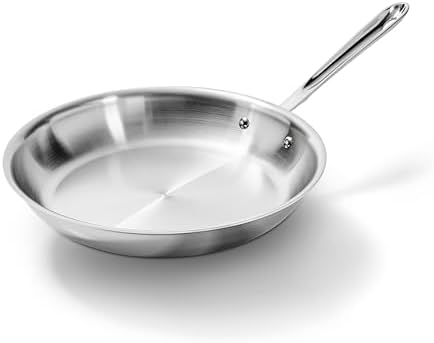 All-Clad D3 3-Ply Stainless Steel Fry Pan 12 Inch Induction ...