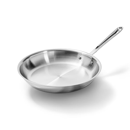 All-Clad D3® Stainless Steel 12 inch Frying Pan- Made in the USA- The Original Bonded Professional...