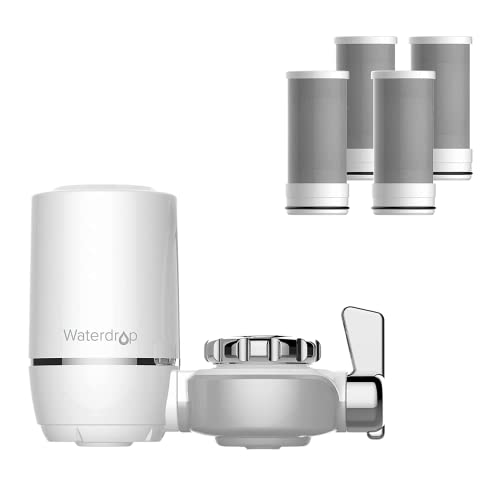 Comparison: Best Material For Faucets 9 Waterdrop Water Filter for Sink Faucet, NSF Certified Water Purifier, 320 Gallon Tap Water Filter for Kitchen Sink, Reduces Chlorine, Lead-Free Material, Faucet Mount Water Filtration System 4 Filters