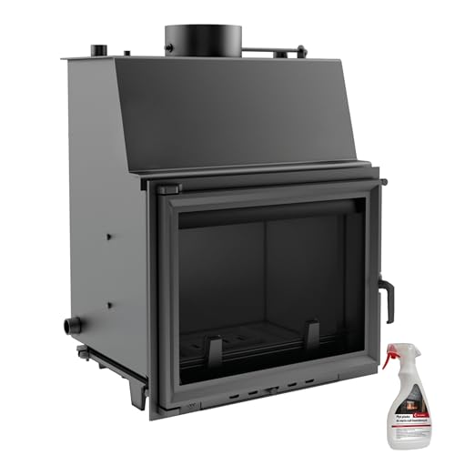 KRATKI Zuzia Kamineinsatz 12 kW - Holzofen mit Wärmetauscher, BImSchV 2-81%...