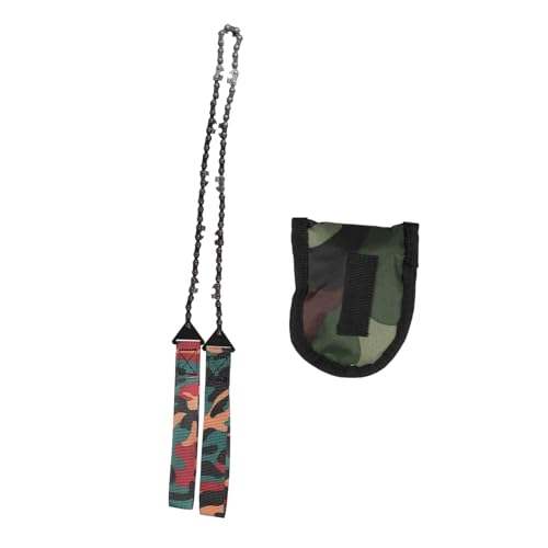 Garneck Hand Tug-of-war Survival Saw Wire Camping Gear Small Hand Chainsaw for Garden Trimming