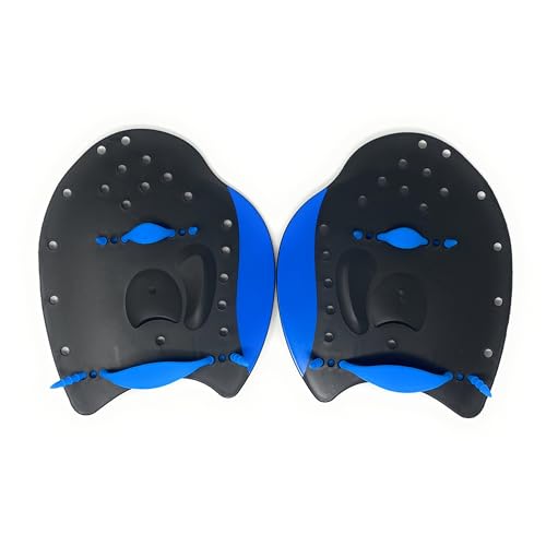 AQASKIN Palette Nuoto Allenamento Resistenti e Leggere – Piscina e Mare – Ideali per Adulti e Ragazzi – Unisex (L, Quantità 1 Coppia)