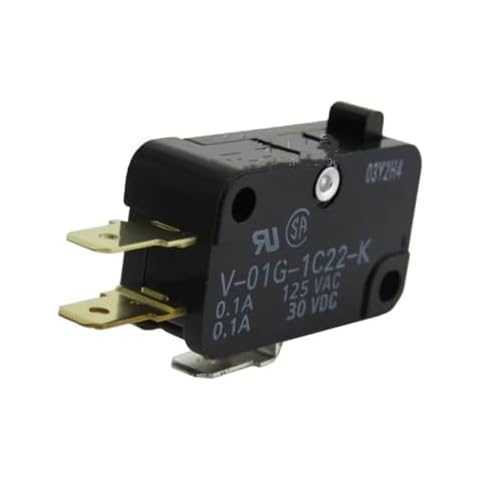 RIKOL Fits for Omron V-01G-1C22-K 3-Pin 0.1A/125VAC Ultra-Light Switch for Gas Water Heater (1PC) Cover