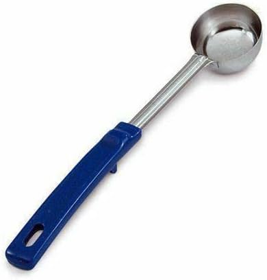 BebLP Blue Handled 2 Ounce Solid S/S Padro Ladles for cooking Ladle spoons Kitchen tools Cooking tools Utensils Kitchen tools and gadgets
