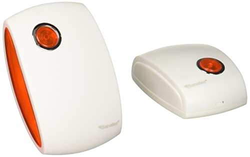 Mantenimiento Del Hogar, Home Improvement Sanelec 2633 Timbre Inalámbrico con Clavija, color naranja