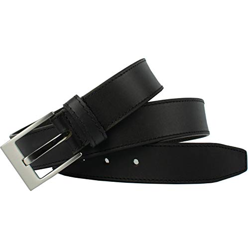 Square Wide Pin Belt - Full Grain Leather Belt with Certified Nickel Free Buckle3