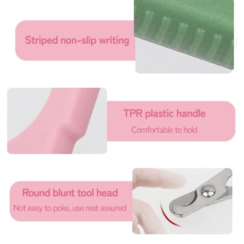 EIYVPRA 2 Cortauñas Gato Profesional Fabricado en acero inoxidable, cortauñas gato, gato, corte limpio, sin astillas, acabado de espejo. Pequeños animales tijeras gatos uñas Para Gatos y Más Mascotas - imagen 3