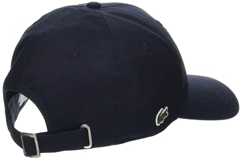 Image of Lacoste Unisex Adult L Embroidered Cotton Twill Cap