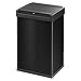 Hailo Big-Box Swing L Mülleimer | 1 x 35 Liter | selbstschließender Schwingdeckel | Stahlblech | Müllbeutel-Klemmrahmen | Mülleimer Küche rechteckig | Abfalleimer made in Germany | schwarz