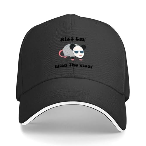 CTRLTSXUS Em' with The Tism' Gorra de béisbol de zarigüeya Cool Gorra táctica Gorra de Camionero Gorra de Lujo Gorra de Mujer Gorra de Hombre