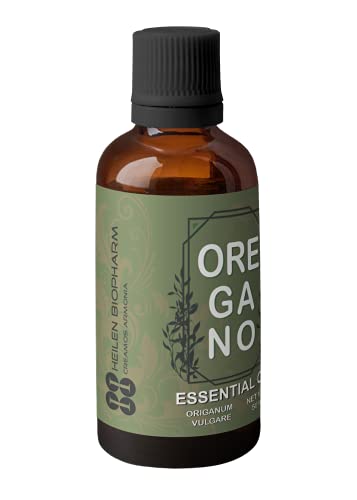 Image of Heilen Biopharm Oregano (Origanum vulgare) Essential Antioxidant &.Anti-inflammatory.- 50 mL Bottle I Pack of 1