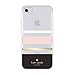 Incipio Apple iPhone 6/6S/7/8 Kate Spade Hard-Shell Case - Charlotte Stripe Black/Cream/Blush/Gold Foil