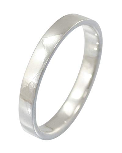 【FIGMART】プレーン シルバー シンプル リング【シルバーアクセサリー】fr0134 3号